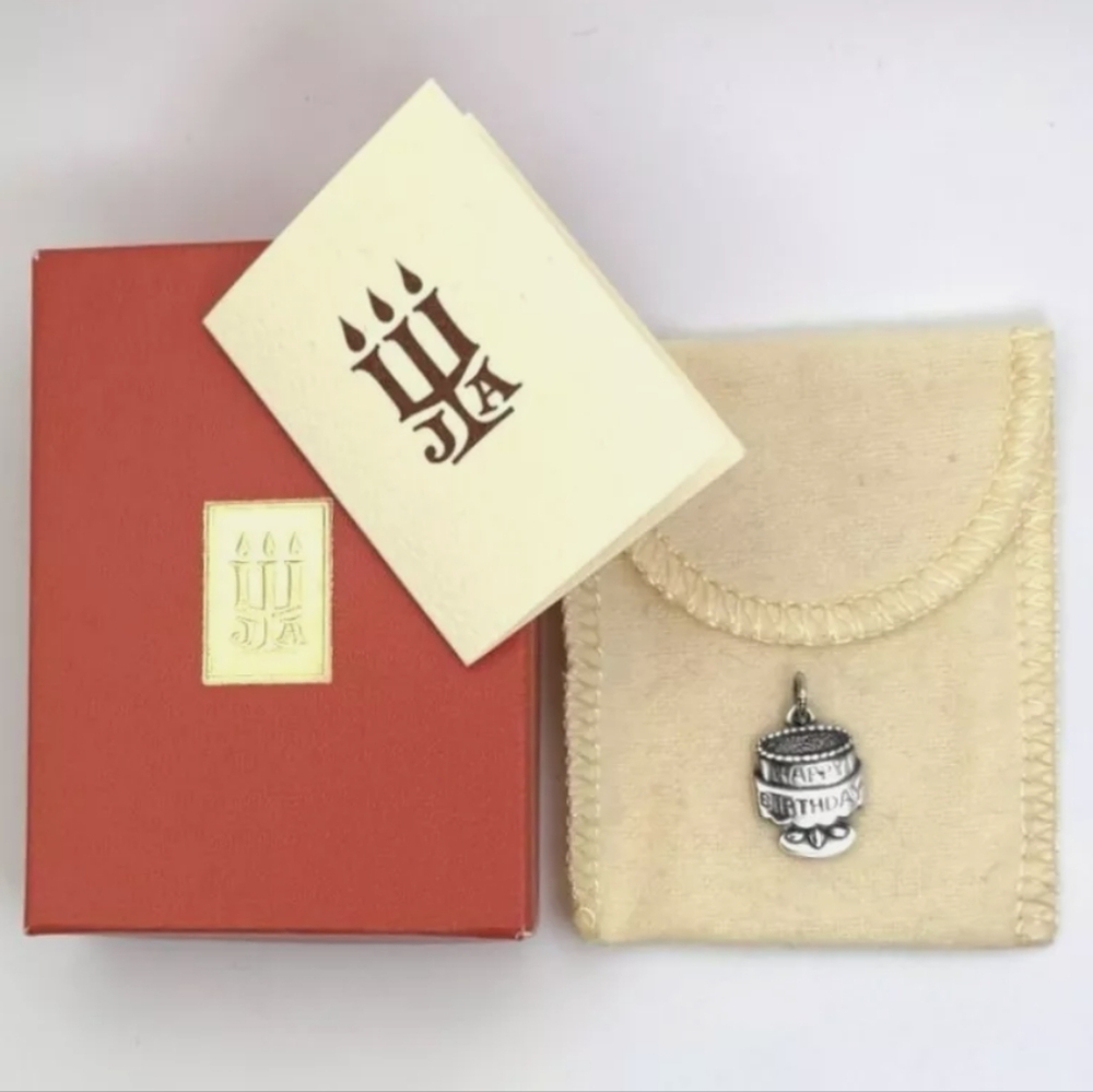 🆕"James Avery" Sterling silver Tiny Birthday Cake Charm